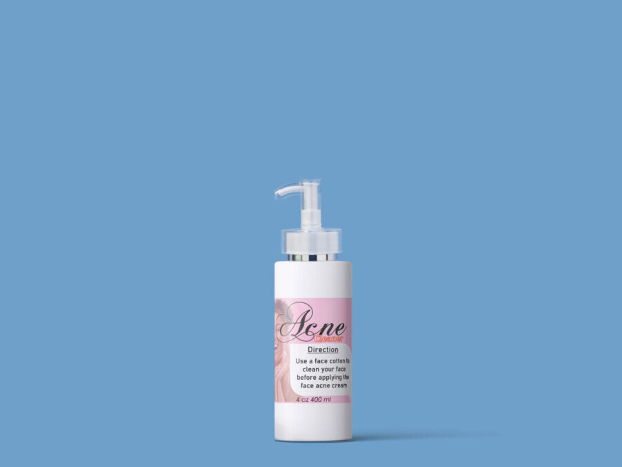 Acne Cleanser Bottle