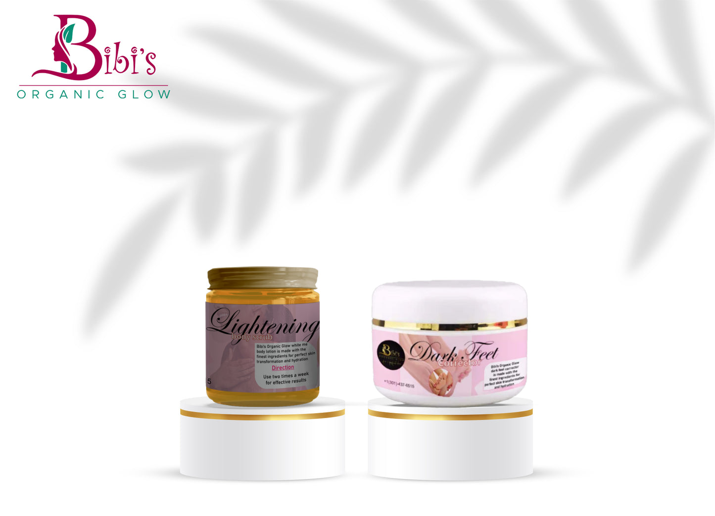 Dark feets and hands corrector set